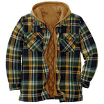 Zargon | Veste En Flanelle Pour Homme Avec Doublure En Polaire Pour L'automne Et L'hiver | Chaude