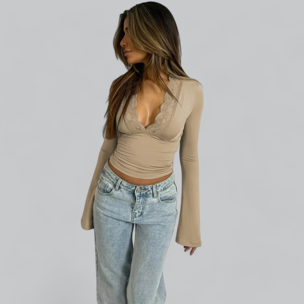 Koralie | Chemise Manche Longue Pour Femme | Anglaise