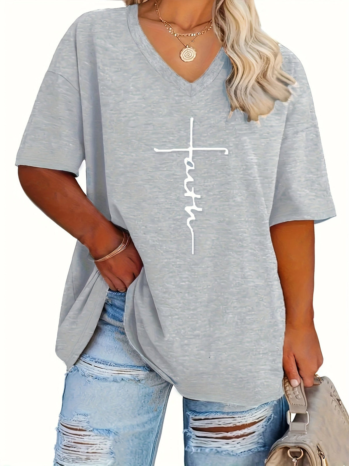 Jacinthe | T-shirt grande taille | Foi