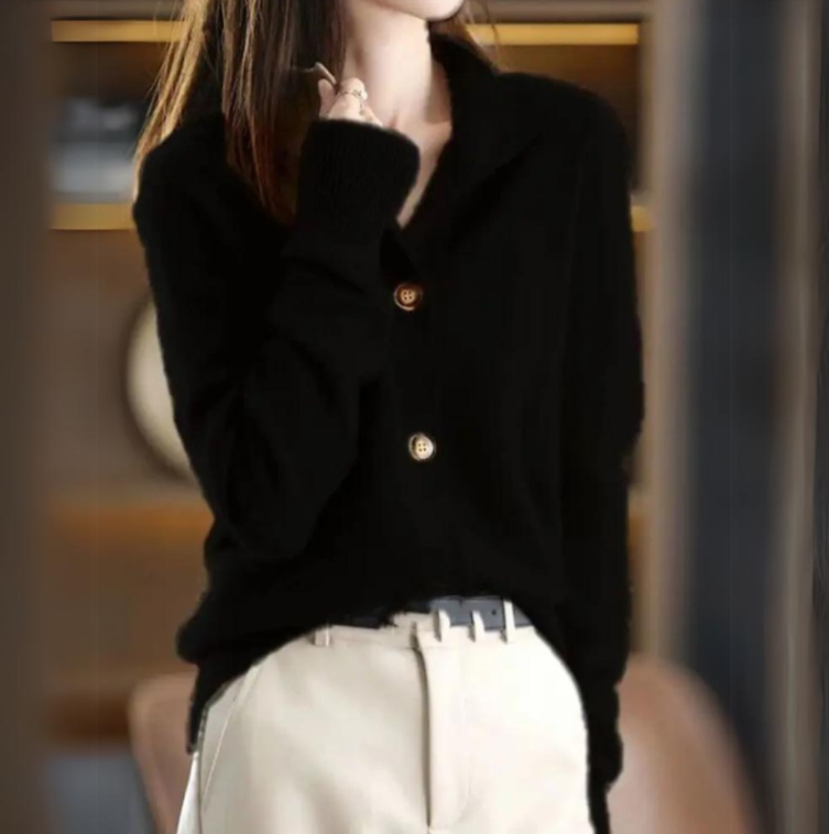 Remy | Cardigan Boutonné Doux Pour Femmes | Chaud