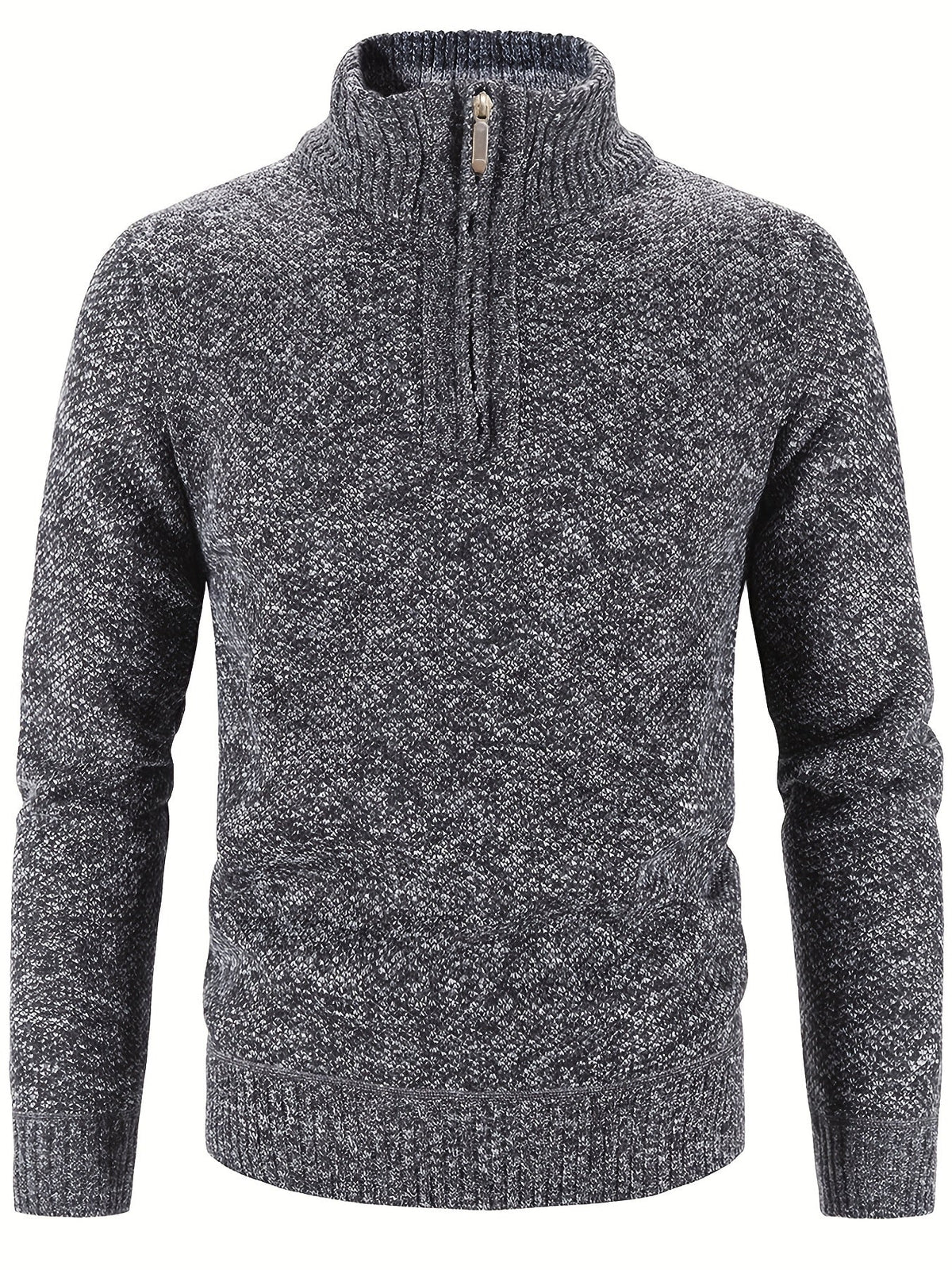 Babette | Pull Tricoté Avec Fermeture À Glissière Pour Hommes - Chaud