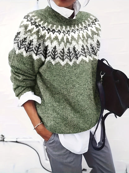 Esmeralda | Pull-over Vintage Léger Pour Femmes | Noël