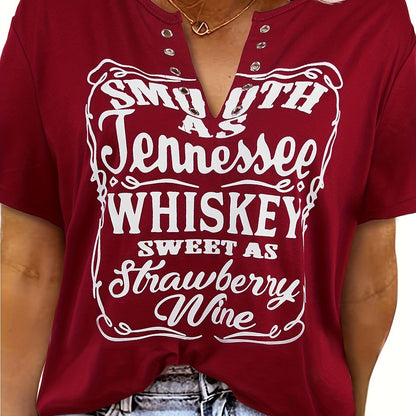 Maëlysse | T-shirt Femme Grande Taille | Col en V