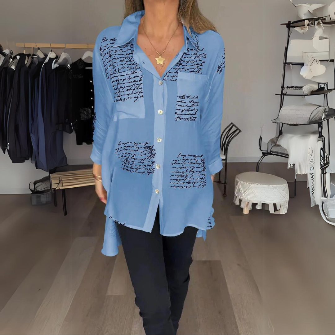 Clothilde | Blouse Femme à Boutons | Longues