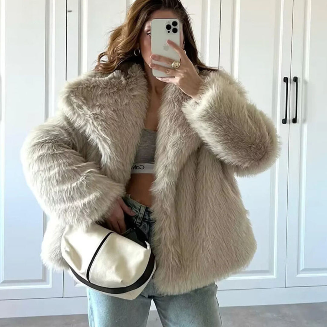 Addison | Manteau Léger Duveteux Pour Femme | Court