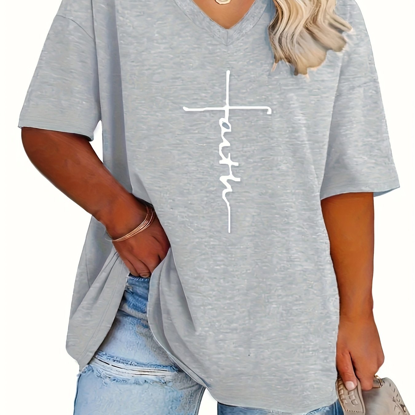 Jacinthe | T-shirt grande taille | Foi