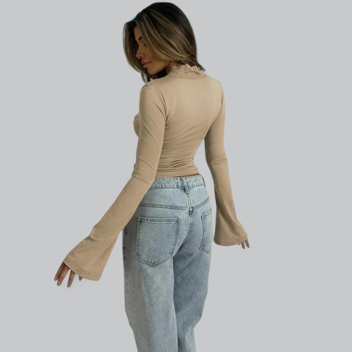 Koralie | Chemise Manche Longue Pour Femme | Anglaise