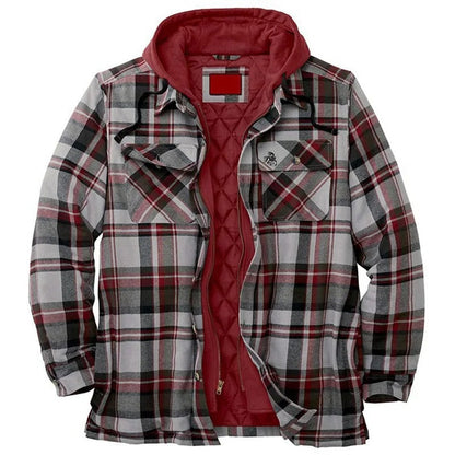 Zargon | Veste En Flanelle Pour Homme Avec Doublure En Polaire Pour L'automne Et L'hiver | Chaude