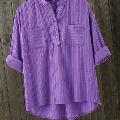 Zélina | Blouse Grande Taille | Col