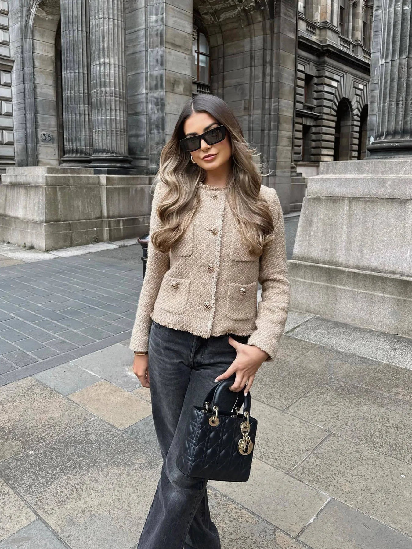 Harmonie | Gilet plaid pour femme | chic