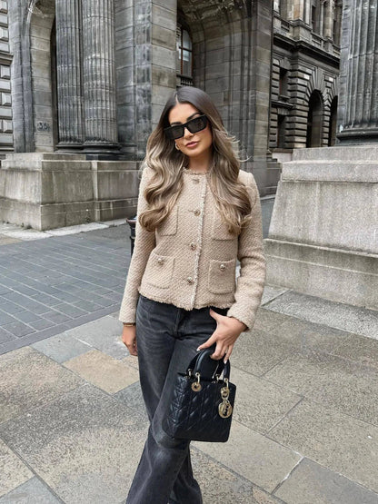 Harmonie | Gilet plaid pour femme | chic