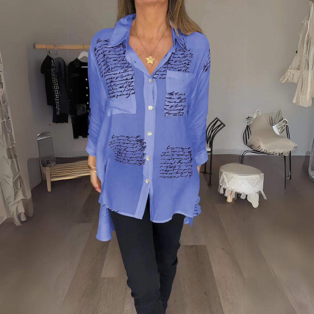 Clothilde | Blouse Femme à Boutons | Longues