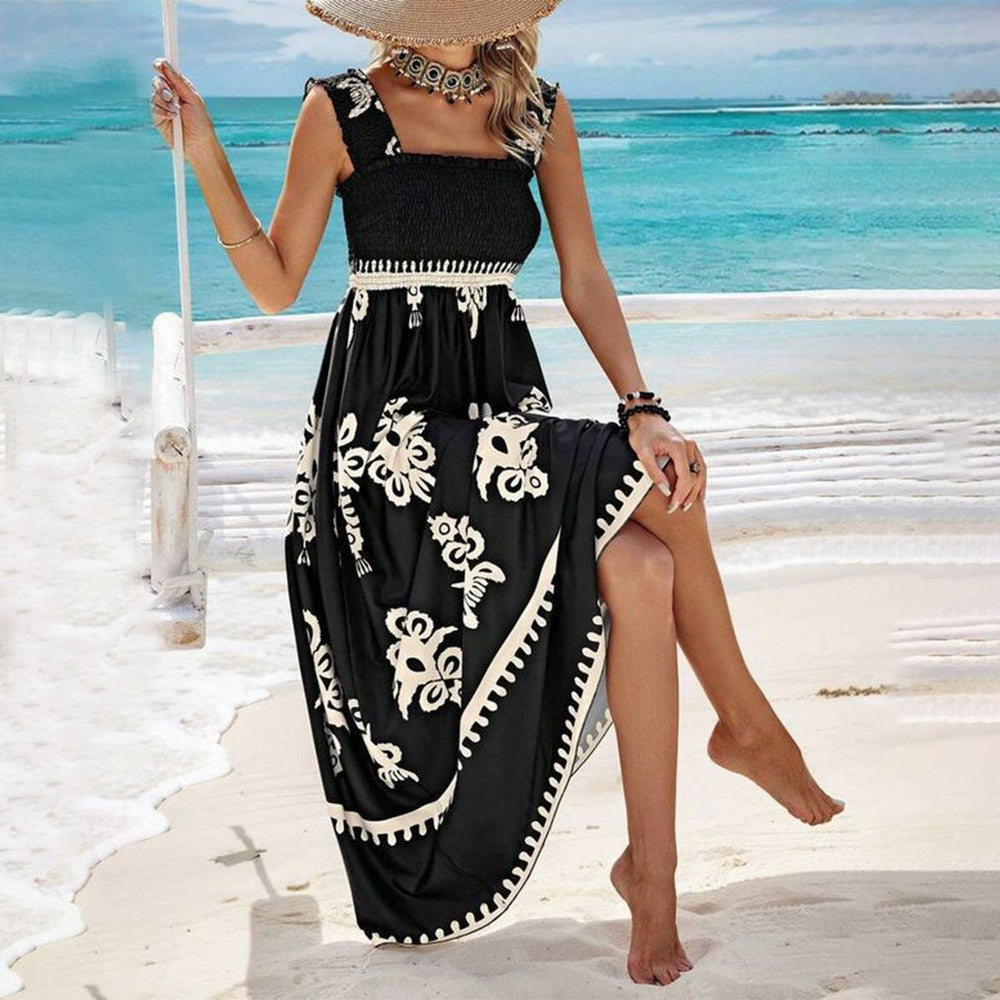 Lorette | Robe de Plage Femme | Volants | Bohème