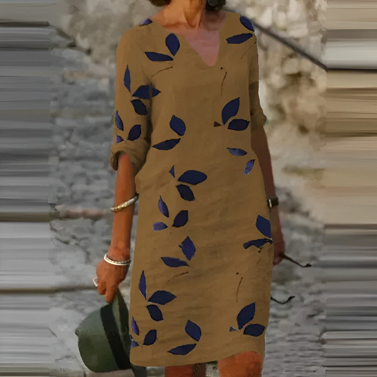 Ishara | Robe Chemise Bohème Pour Femme | Midi