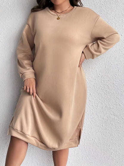 Anaïs | Robe Midi en Tricot | Grande Taille