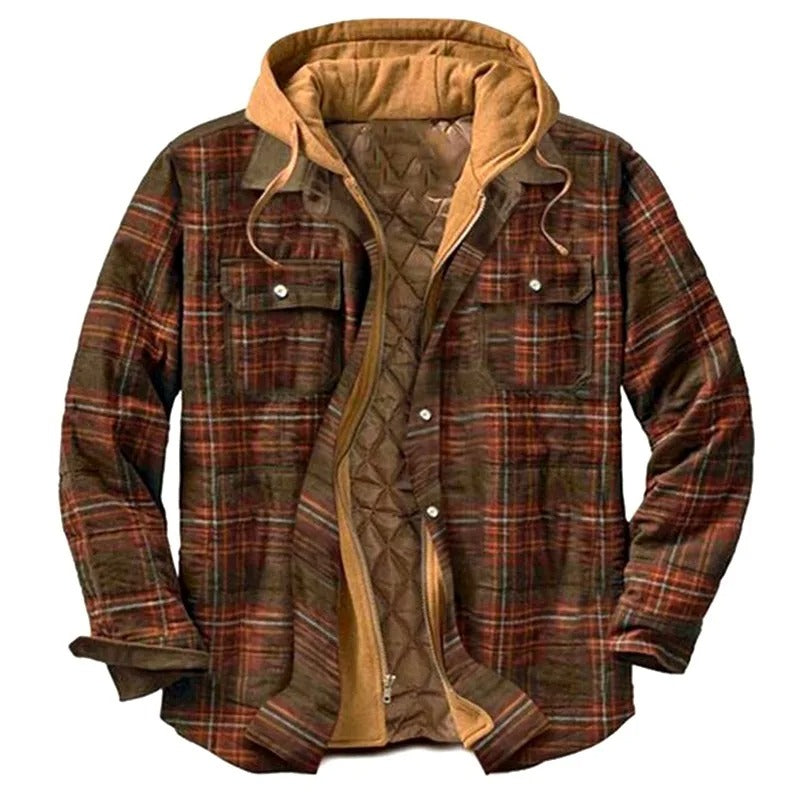 Zargon | Veste En Flanelle Pour Homme Avec Doublure En Polaire Pour L'automne Et L'hiver | Chaude