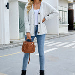 Stela | Cardigan Décontracté Boutonné Et Tricoté | Chaud