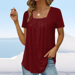 Jeanne | Blouse Élégante Plissée Pour Femme | Chic