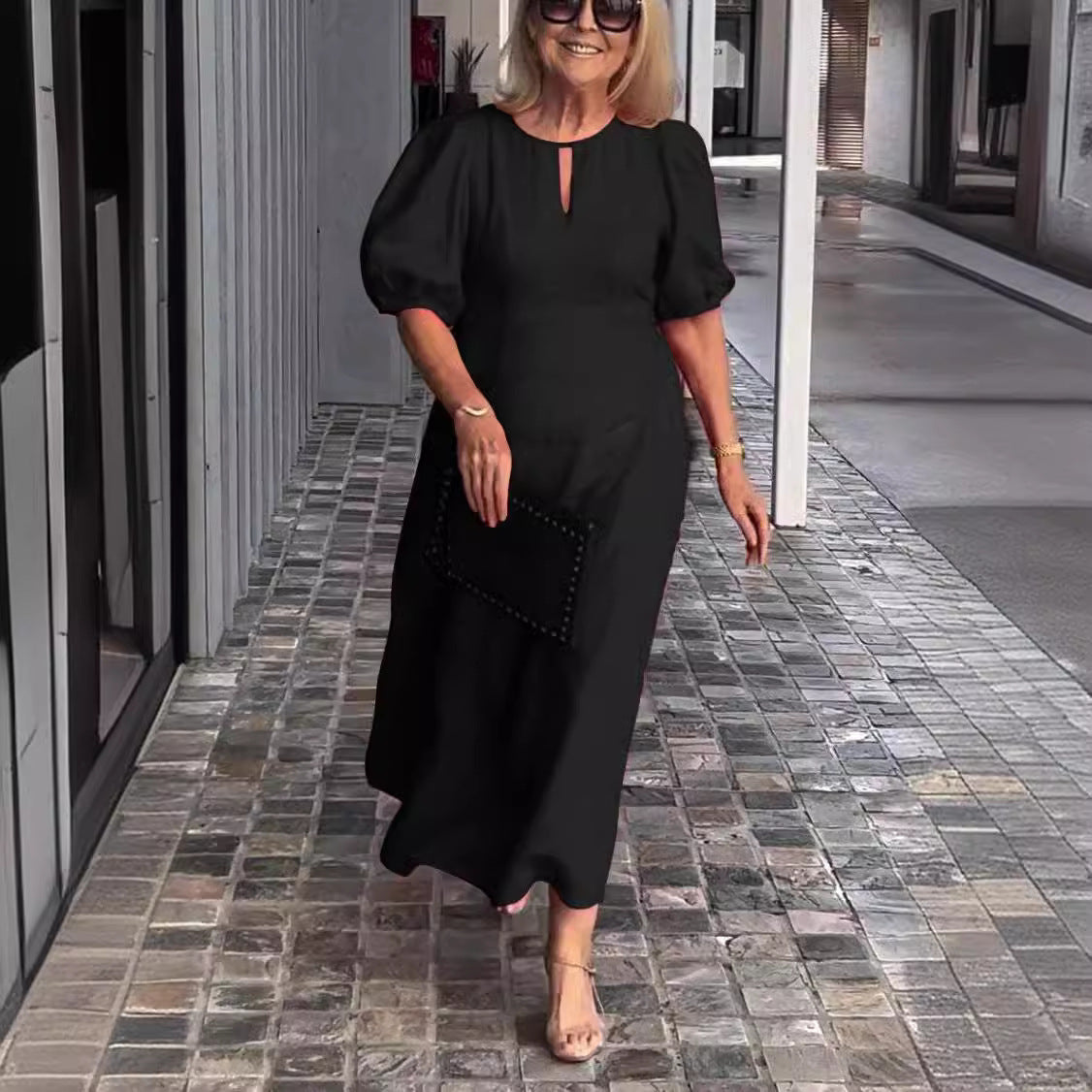 Aveline | Robe Longue | Manches Bouffantes | Maxi
