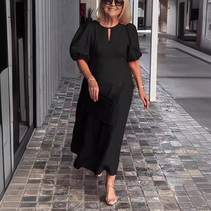 Aveline | Robe Longue | Manches Bouffantes | Maxi