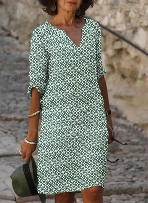 Niviane | Robe Chemise Bohème Pour Femme | Midi