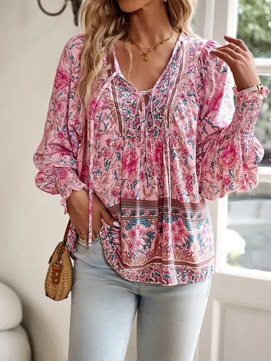 Francoise | Blouse Femme Fluide | Fermeture À Cordon