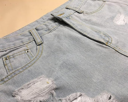 Yacinthe | Shorts pour Femmes avec Détails Déchirés