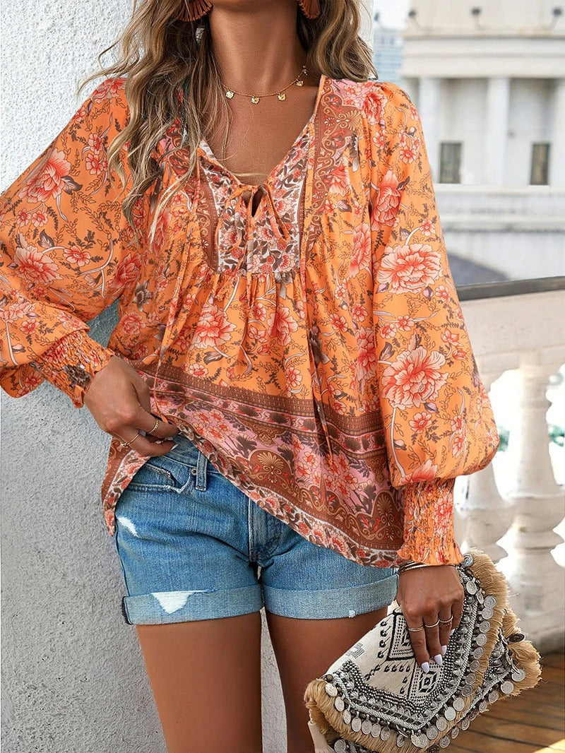 Francoise | Blouse Femme Fluide | Fermeture À Cordon