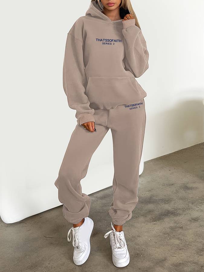 Ensemble Sweat-shirt Et Jogging Pour Femmes | Avec capuche