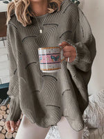 Calandra | Pull Surdimensionné Chaud Pour Femmes | Tricoté