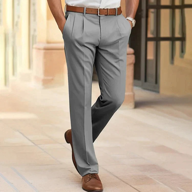 Pantalon D'affaires Décontracté Pour Hommes | Plaid