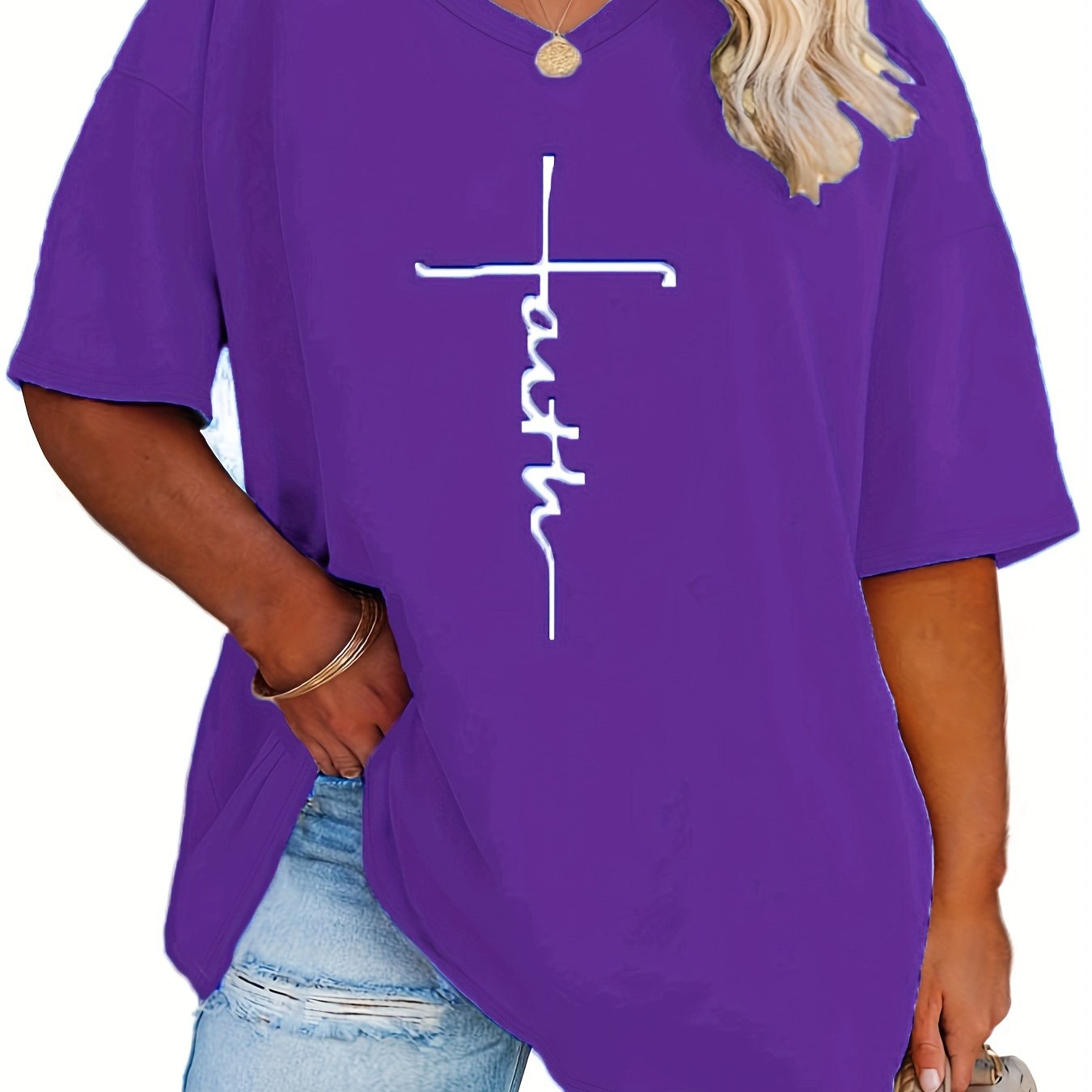 Jacinthe | T-shirt grande taille | Foi