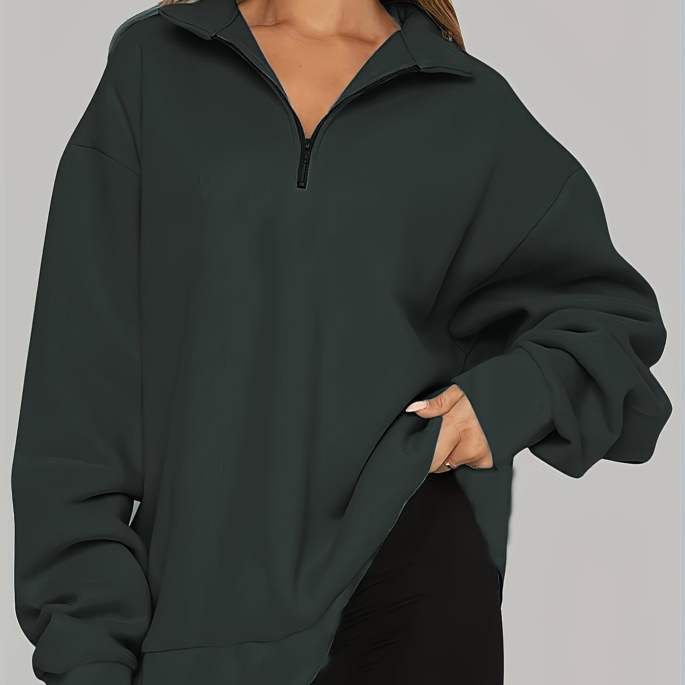 Ulyssea | Sweat à capuche zippé grande taille