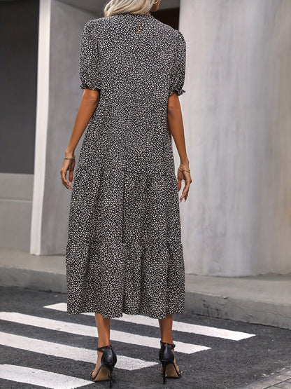 Maud | Robe Romantique À Volants Pour Femmes Invitées Au Mariage | Midi