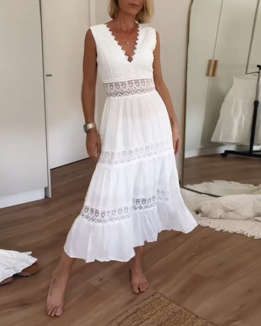 Clotilde | Robe Longue Bohème | Dos Nu