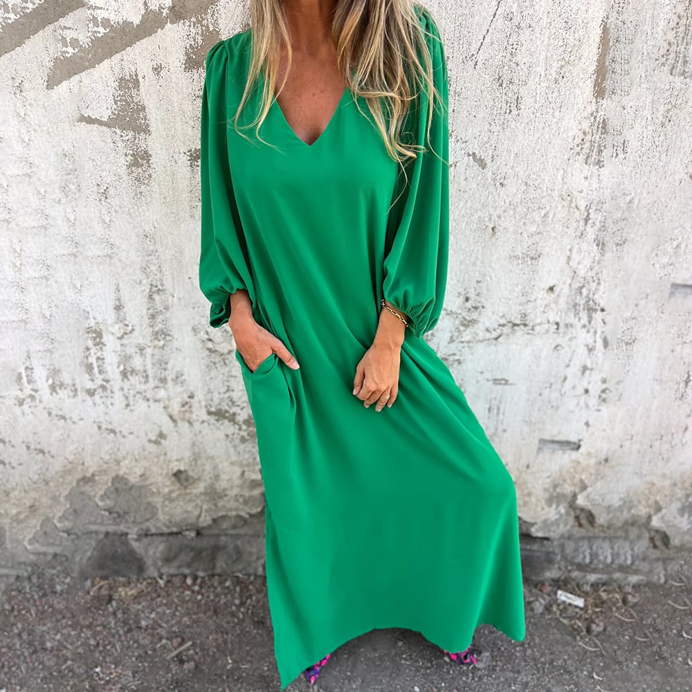 Sidonie | Robe D'été Grace Classique Pour Femme | Maxi