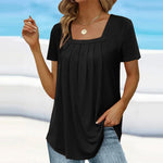 Jeanne | Blouse Élégante Plissée Pour Femme | Chic