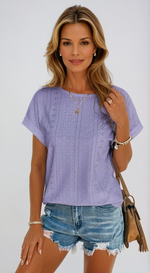 Manuela | Blouse À Œillets Pour Femme | De Nuit