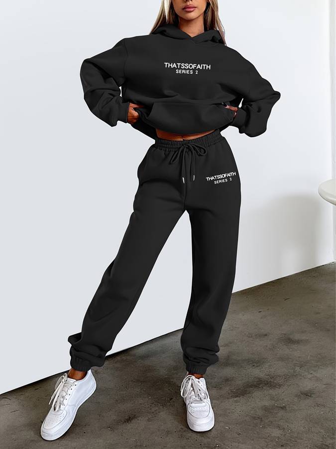 Ensemble Sweat-shirt Et Jogging Pour Femmes | Avec capuche