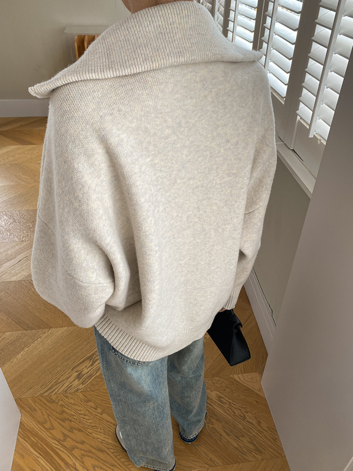 Alisha | Cardigan À Col Ouvert Pour Femmes | Oversized