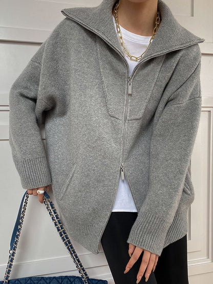 Alisha | Cardigan À Col Ouvert Pour Femmes | Oversized