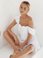 Ensemble De Short Et De Haut Sans Manches À Volants Pour Femmes | Feminine