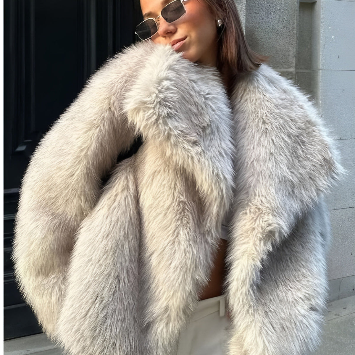 Addison | Manteau Léger Duveteux Pour Femme | Court