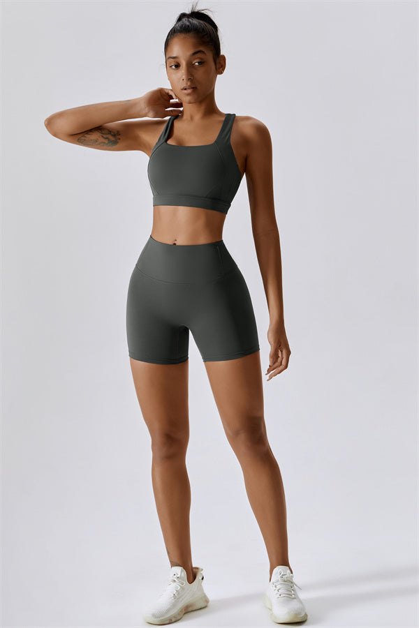 Eliskaye | Ensemble de Brassière de Sport et de Shorts