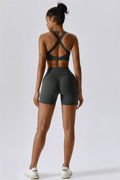 Eliskaye | Ensemble de Brassière de Sport et de Shorts