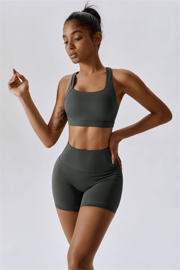 Eliskaye | Ensemble de Brassière de Sport et de Shorts