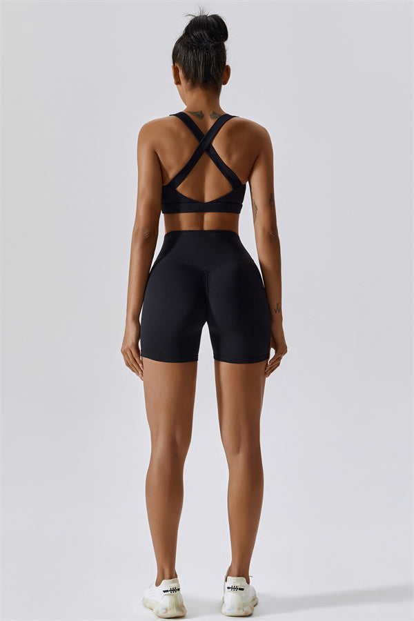 Eliskaye | Ensemble de Brassière de Sport et de Shorts