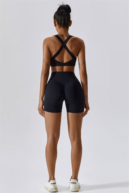 Eliskaye | Ensemble de Brassière de Sport et de Shorts