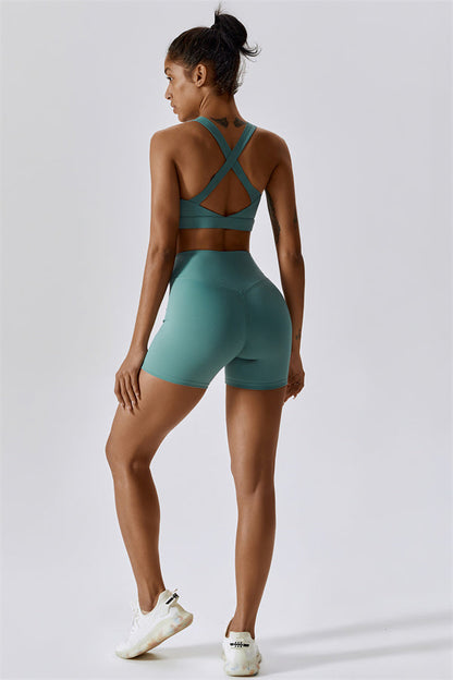 Eliskaye | Ensemble de Brassière de Sport et de Shorts