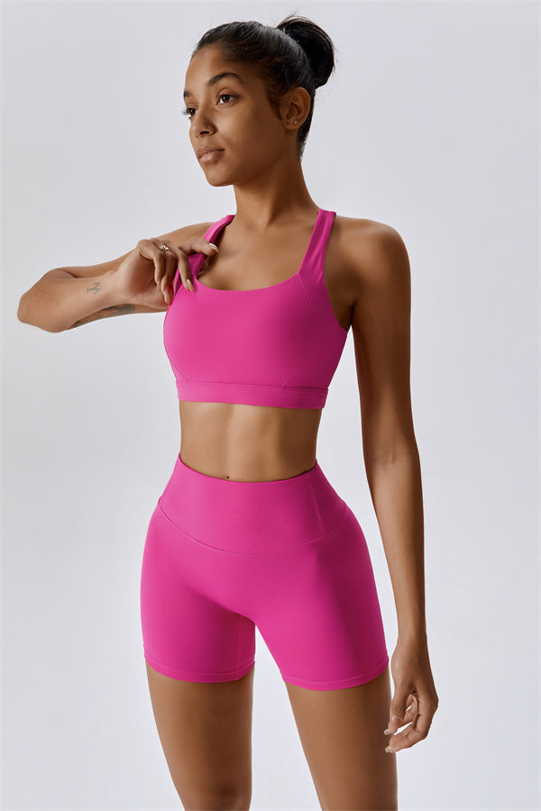Eliskaye | Ensemble de Brassière de Sport et de Shorts